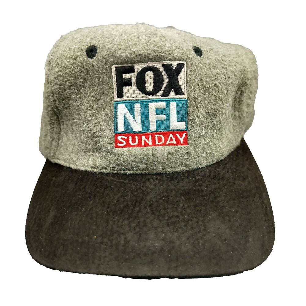Vintage Fox NFL Sunday Hat KC One Size Fits All Gray Wool Blend Adjustable Cap